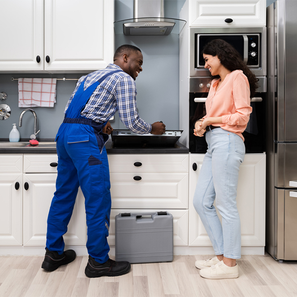 what kind of warranty do you offer on your cooktop repair services in Wellsville Kansas